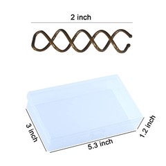Spiral Bobby Pins Brown with Storage Tin, 20 Pcs Spin Pins for Hair (2 Inch),…