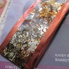 Goody Fashionow Kasey Plastic Metal Hair Barrette Copper Brunette Silver Blonde