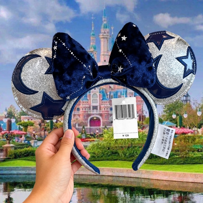 2025 Disney` Sorcerer Hat Constellation Headband Parks Walt World Minnie Ears
