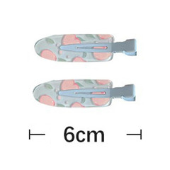12 Pieces of Multi-Color Colorful Hair Clips with Side Bangs, Duckbill Clips for