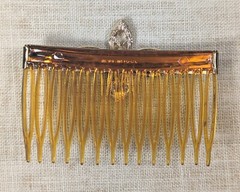 KIRKS FOLLY GOLD TONE FLOWER SINGLE HAIR COMB (L110)