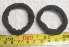 B4 Hair tie brown mini tie hair Female rubber band Hair rope Headwear 5 pieces