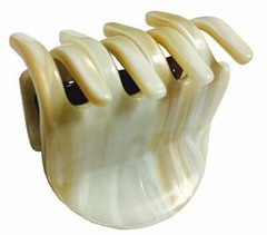 French Amie All Day Small Handmade Celluloid Acetate Sturdy Jaw Hair Claw Clip