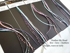 Hair Feathers – 6 Pc – Select Length Up to 16 Plus Inches Long – Cupcake Mix