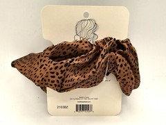 Kristin Ess Hair: The Oversized Satin Scrunchie Cheetah -2 Pk. New!