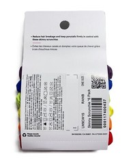 Lululemon Skinny Scrunchies 6 Pack Multicolor- One Size Hair Ties- New With Tags