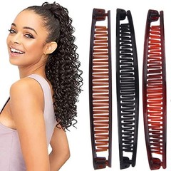 Banana Hair Clips for Women – Classic Fishtail Clincher Combs, Large Double P…