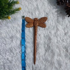 Handmade Dragonfly hair pin hair stick hair fork | Wooden Hair accessory Gifts