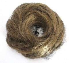 Quick Change Short Hair Wrap on Elastic Band Dark Blonde NEW w Styling Guide