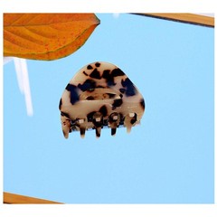 VinBee 3 PACK Hair Claw Clips, 1 Count (Pack of 3), Leopard + Brown + White