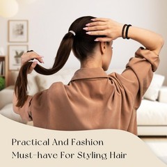 8 Pcs 100% Pure Mulberry Silk Hair Scrunchies for Women & Girls Silky Hair T…