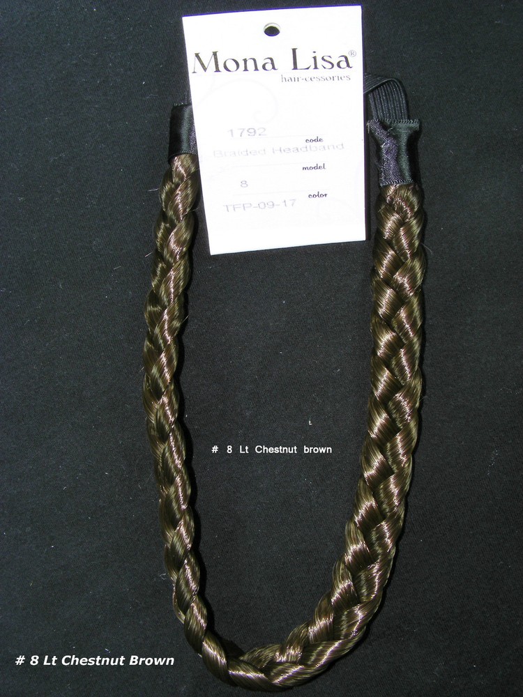 Headband Double Braided Elastic One Size Fits All Shades of Blondes
