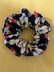 Handmade Mickey Mouse Hair Scrunchies