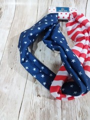 New! Patriotic Stars & Stripes Hair Band Headband July 4th Party American Flag