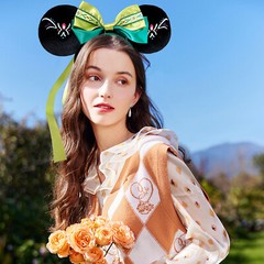 Tokyo Disney Parks Headband Anna Frozen Fantasy Springs Green Minnie Ears Gifts