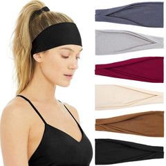 Women’s Headbands Non Slip Wide Elastic Sweatbands for Yoga Workout Running and