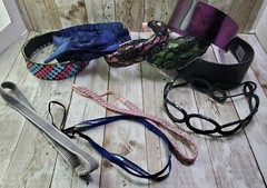 HUGE LOT Headbands Sequins Lace Green Pink Purple Blue Claire’s Icing Goody