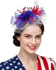 Elegant Women’s Fascinator Hat – Tea Party Headband with Floral Design
