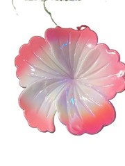 Piper K Metallic Flower Claw Clips Set of 4 Iridescent Pastel NWT