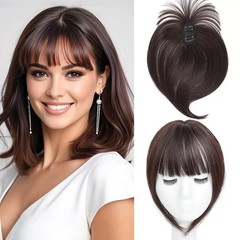 4cmx6cm cap 100% heat resistant synthetic fiber hair topper clip in, 25cm, 30g