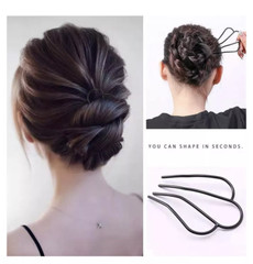 6× Hair Side Comb Set Vintage Hair Fork Clip U Shape French Twist Hair Pin Hair