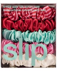 Slip® Pure Silk Set Of 5 Midi Scrunchies – Gelati Women’s
