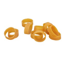 120Pcs Rubber Bands Soft Strong Elastic Rubber Bands 10mm Wide 80mm Perimeter