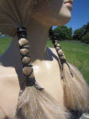 Leather Hair Ties Wraps Ponytail Holders BOHO Bohemian Clothing Braid ins