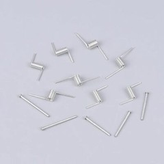 8 Set Hair Claw Clip Spring Replacement with Central Axle Rod for Large Medium