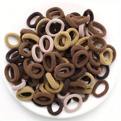 200pcs Vibrant Colorful Elastic Hair Bands for Girls & Women – Small Rubber