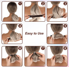 cobee 3 Pcs Bun Makers for Women’s Hair, Ballet Bun Kit Donut Bun Maker Accessor