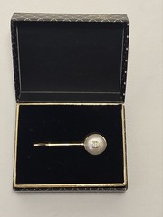 CAMPAIGN – BALMAIN HAIR Anniversary 18-karat Gold Plated & Pearl Hair Clip