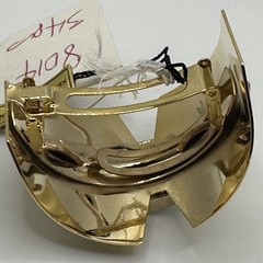 Kenneth Jay Lane Art Deco Prom Notch Hair Clip Barrette Saks Riviera France NWT
