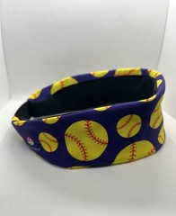 Softball Headband Elastic Workout Headband Purple 🥎🥎