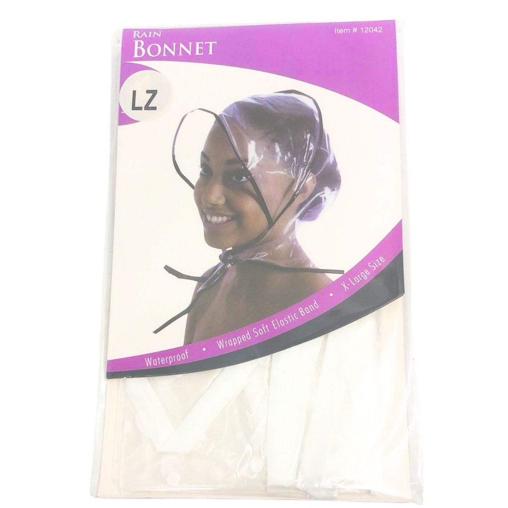 Waterproof Head Cover All Classic Rain Bonnet : 1CT