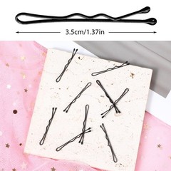 GEEHUA Mini Bobby Pins, 150 Count 1.38 Inch Curved Small Hair Pins Kit, Waved…
