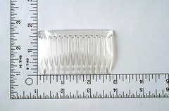 8 Combs x Good Hair Days Clear Grip Tuth Sidecombs Tucks Made in USA, 4 Sets