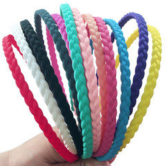 12 PCS Colorful 6Mm Thin Skinny Hard Headbands with Teeth for Girls Teens