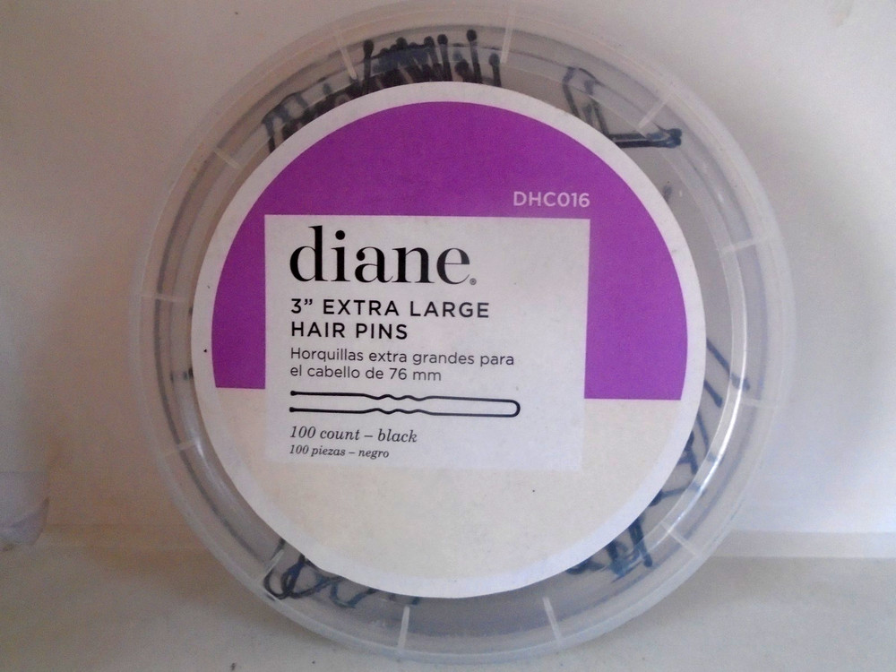 diane Extra Large 3” Hair Pins for Hairdressing, Salon, U Shaped 100ct