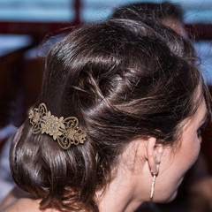 6 Pieces Vintage Hair Barrettes for Women Retro French Flower Hair Clips Metal B