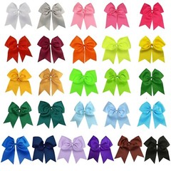 USA Cheer Bows CLIP Holder Girls 7″ Large Softball Hair Bow Cheerleading Lot