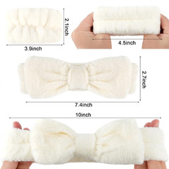 6PCS Spa Headband and Wristband Set, Face Wash Headband Makeup Skincare Headband