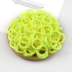 20/30/50/100/200Pcs Colorful Hairband Black Grey Rubber Band Nylon Hair Elastic