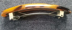 4 Vintage 80s Tortoise Shell & Multi Color Hair Clips/ Barrettes Made in France