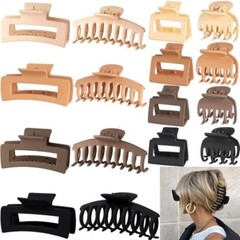 16 Pack 4.4″ Large Hair Clips,Claw Clips,Hair Clips for Women & natural color