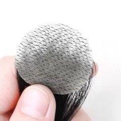 1″ Diameter Thin PU 100% Human Hair Topper Traceless Baby Hair Loss Cover 6″~8″