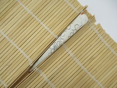 Statement Kimono Fabric Hair Clip, Long Upcycled 130mm Metal Hair Accessory