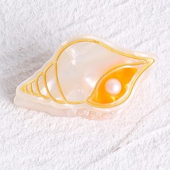 Acetate Ocean Animal Hair Clips Women Non Slip Summer Beach Crab Starfish Whale