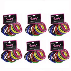 108 pcs Ponytail Rubber bands Hair holder Scrunchies Elastic Bands SWEETY