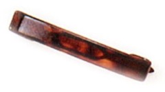 Speert Authentic Hand Made Swiss European Barrette Style 470 Tortoise Brown Gold